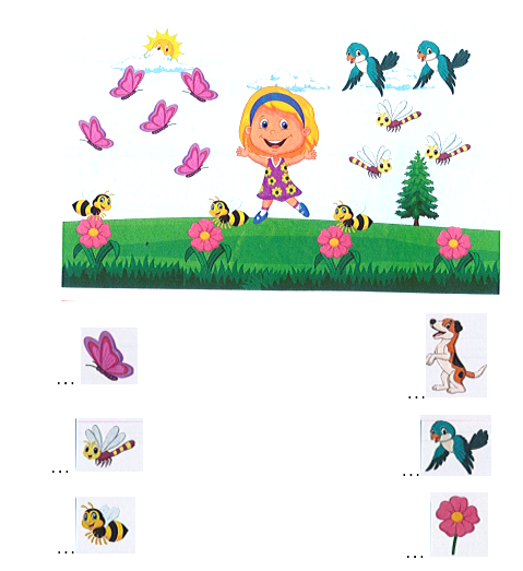  Bài tập cuối tuần Toán lớp 1 Kết nối tri thức Tuần 1 có đáp án (ảnh 1)