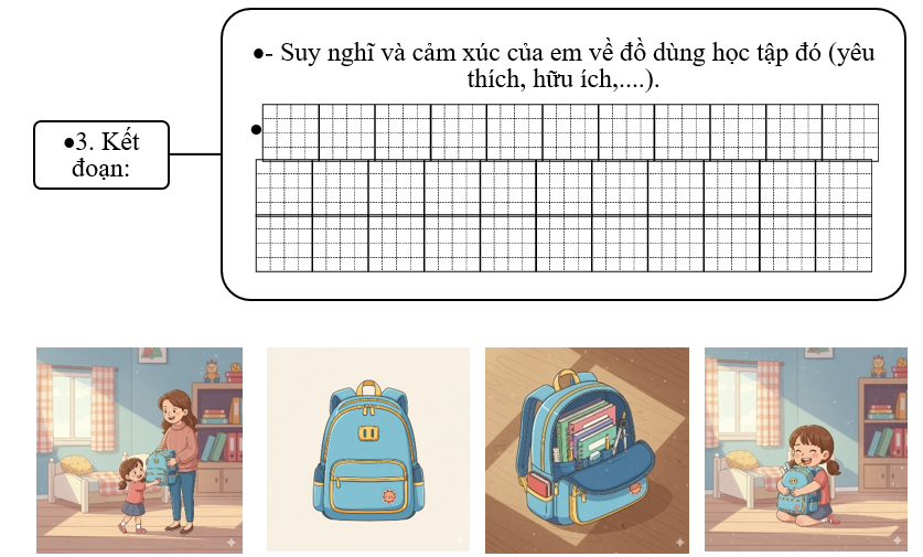 Đề bài số 2: Em hãy viết đoạn văn về một đồ dùng học tập. (ảnh 4)