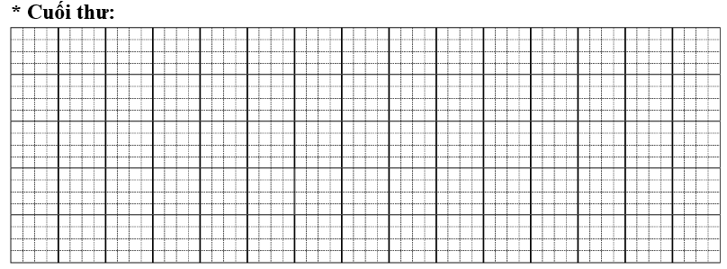 Đề bài số 1: Viết thư cho bạn thân ở xa để hỏi thăm về tình hình học tập.   (ảnh 2)