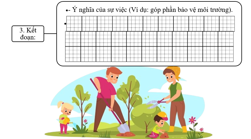 Đề bài số 2: Viết đoạn văn thể hiện tình cảm, cảm xúc của em khi chứng kiến hoặc tham gia một việc làm góp phần bảo vệ môi trường. (ảnh 4)