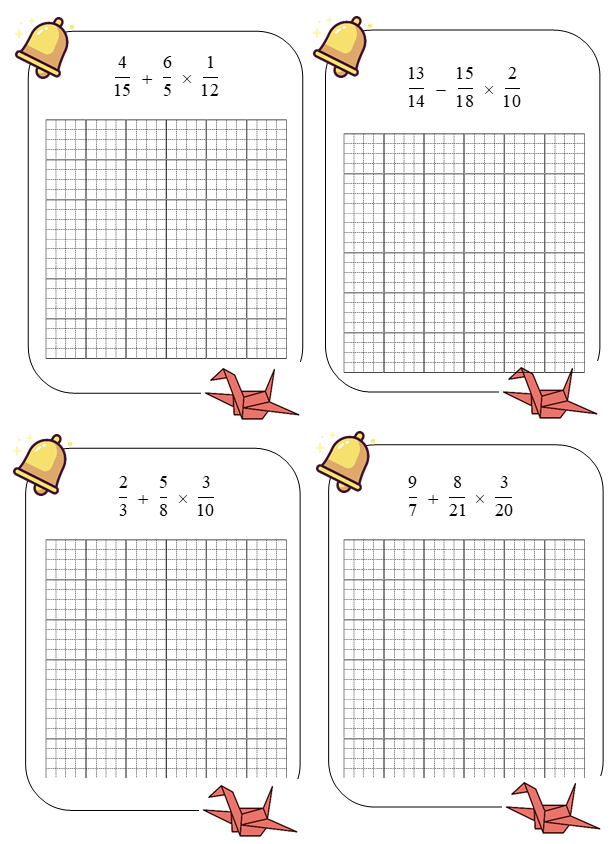 Tính giá trị biểu thức 1/10 + 5/3 x 6/25 = (ảnh 6)