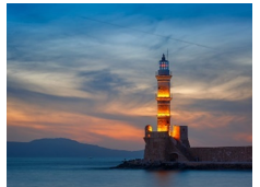 Hình ảnh dưới đây chỉ sự vật gì?   A. đảo núi B. ngọn hải đăng  C. giông bão (ảnh 1)