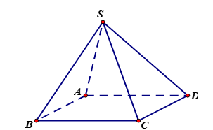 Cho hình chóp S.ABCD với ABCD là hình bình hành (ảnh 1)