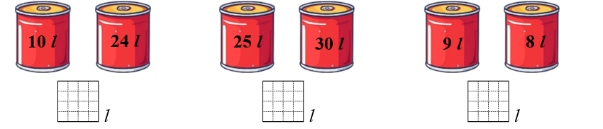 Điền số thích hợp vào ô trống. (ảnh 1)