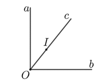 Cho góc {aOb}\) là góc vuông. Gọi \(I\) là điểm nằm trong góc đó. Kẻ tia (ảnh 1)