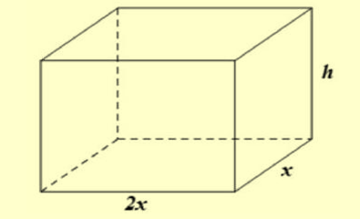 Ông An muốn xây một bể nước dạng hình hộp chữ nhật có nắp với dung tích 3 mét khối. (ảnh 1)