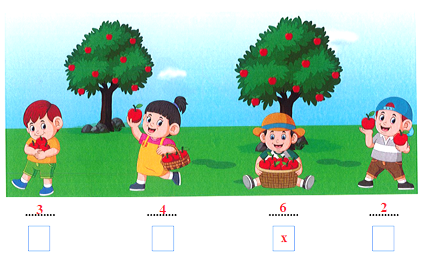 Bài tập cuối tuần Toán lớp 1 Kết nối tri thức Tuần 4 có đáp án (ảnh 2)