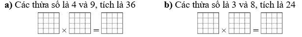 Viết các phép nhân biết: (ảnh 1)