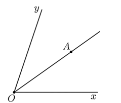 Cho góc xOy và điểm A nằm trong góc đó. Có bao nhiêu góc có một cạnh là tia (ảnh 1)