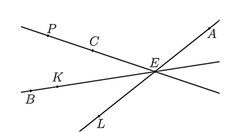 Có tất cả bao nhiêu bộ ba điểm thẳng hàng trong hình vẽ dưới đây? (ảnh 1)