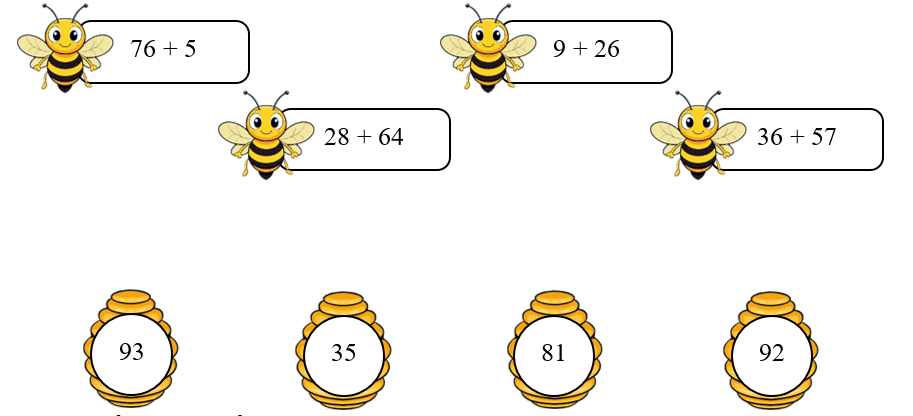 Nối các phép tính với kết quả phù hợp: (ảnh 1)