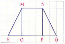 Đúng ghi Đ, sai ghi S vào ô trống trước câu trả lời đúng? (1 điểm)     a) Đoạn thẳng MN và QP song song với nhau.   b) Đoạn thẳng MN và SP song song với nhau.   c) Đoạn thẳng MQ và NO song song với nhau.   d) Đoạn thẳng SO và NP vuông góc với nhau. (ảnh 1)