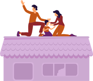 A group of people on a roof

AI-generated content may be incorrect.