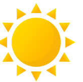 A yellow sun with many rays

AI-generated content may be incorrect.