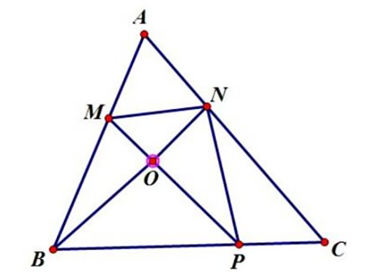 Xem hình sau. Cho biết MN là cạnh của các hình tam giác nào? Cạnh của hình tứ giác nào? (ảnh 1)