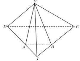 Cho hình chóp S.ABCD có đáy ABCD là hình thang (ảnh 2)