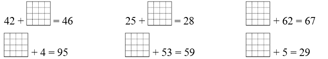 Số? phép tính 42 + 1 = 46     (ảnh 1)