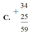 Phép tính nào dưới đây đặt tính sai? (ảnh 4)