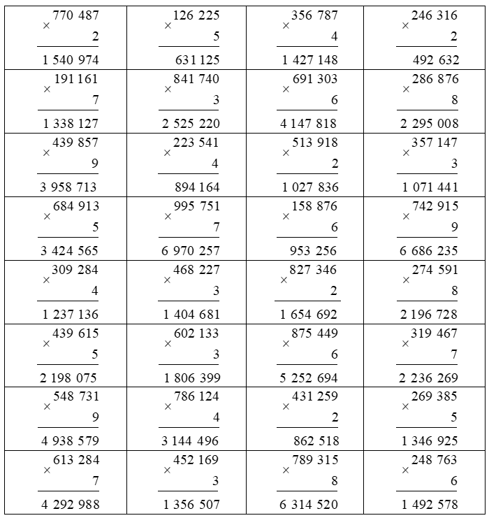 Đặt tính rồi tính 770487 x 2 = (ảnh 2)