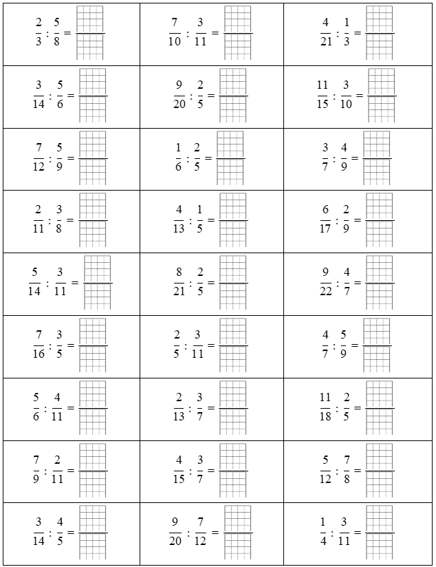 Phép chia 2/3 : 5/8 = (ảnh 1)