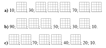 Điền số thích hợp vào ô trống. (ảnh 1)