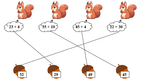 Nối phép tính với kết quả tương ứng: (ảnh 2)