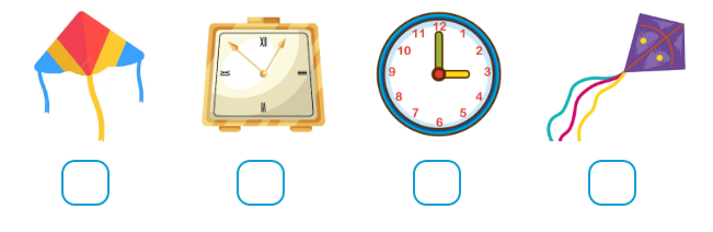 Đánh dấu vào đồ vật có dạng hình tứ giác: (ảnh 1)