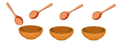 Số bát …… số thìa.
 (ảnh 1)