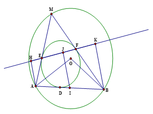 1. Cho tam gi&aacute;c đều \(ABC\) nội tiếp đường tr&ograve;n \(\left( O \right)\), điểm \(E\) thuộc cung nhỏ&nbsp; của (ảnh 3)