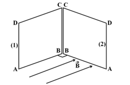 Một khung dây dẫn hình chữ nhật không bị biến dạng được đặt trong một từ trường đều ở vị trí (1) (ảnh 1)
