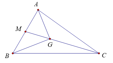 Cho tam giác \(ABC\) biết \(BC = 8,CA = 6,góc C = 60 độ. Khi đó: (ảnh 1)