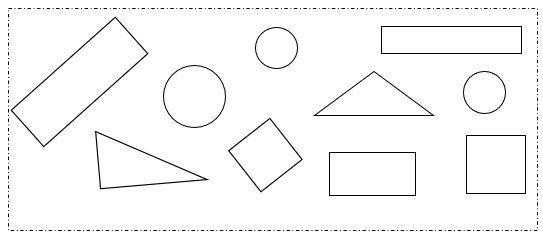 Em hãy tô màu vào những hình chữ nhật: (ảnh 1)