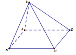 Cho hình chóp S.ABCD có đáy ABCD là hình bình hành (như hình vẽ). (ảnh 1)