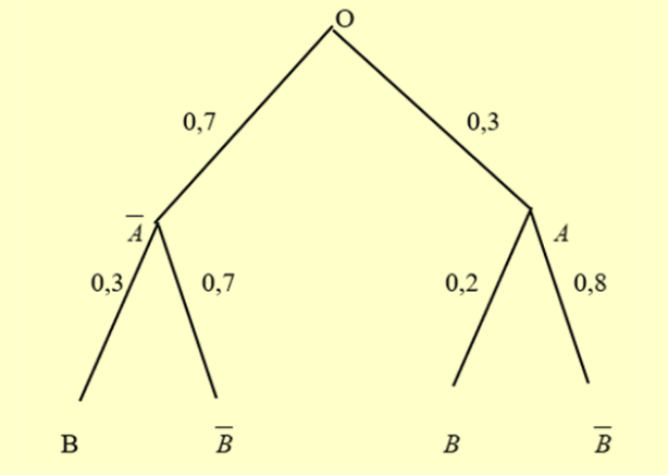 Bạn Hoa hằng ngày đi học bằng xe đạp hoặc xe buýt. Nếu hôm nay Hoa đi học bằng xe buýt thì xác suất để ngày hôm sau Hoa đi học bằng xe đạp là 0,3 (ảnh 1)