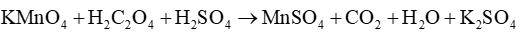 Trong phòng thí nghiệm, cần xác định nồng độ của KMnO4 do hợp chất này dễ bị khử đến MnO2 (ảnh 1)