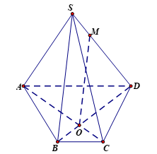 Cho hình chóp S.ABCD có đáy ABCD là hình thang với đáy lớnAD (ảnh 1)