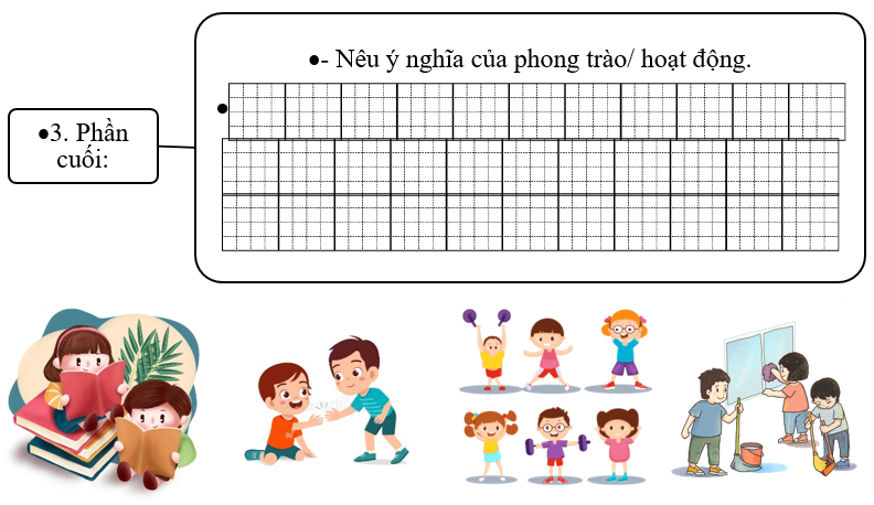Đề bài số 7: Viết một bản tin về một hoạt động của trường em (trồng cây, bảo vệ môi trường, lời hay – ý đẹp,...).   (ảnh 4)