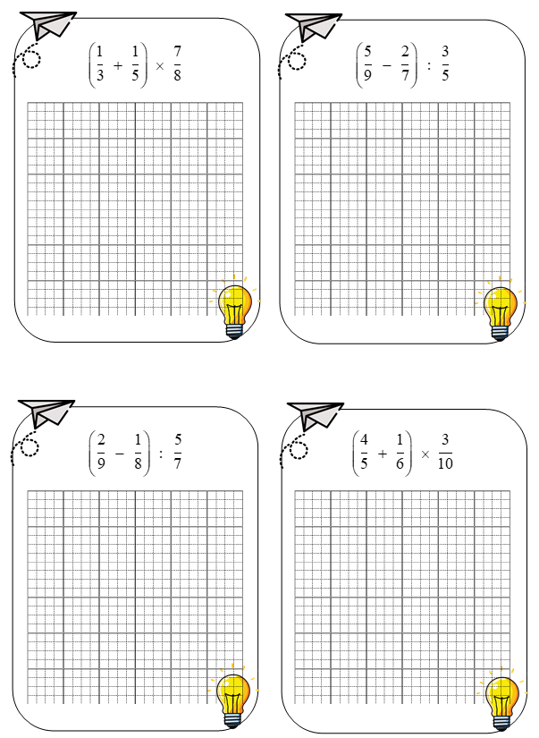 Tính giá trị biểu thức (1/2 + 1/3) x 3/4 = (ảnh 6)