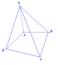 Cho hình chóp S.ABCD (hình bên) (ảnh 1)