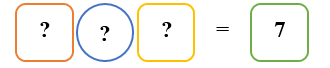 d) Phép tính thích hợp là: 	A. 1 + 5	B. 4 + 3 	C. 2 + 3	D. 3 + 1 (ảnh 1)