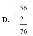 Phép tính nào dưới đây đặt tính sai? (ảnh 5)