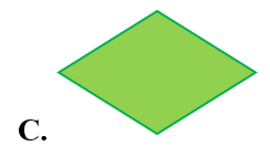 Hình nào dưới đây không phải hình tứ giác? (ảnh 4)