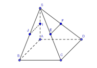 Cho hình chóp S.ABCD có đáy ABCD là hình bình hành (ảnh 1)