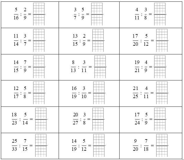 Phép chia 2/3 : 5/8 = (ảnh 2)