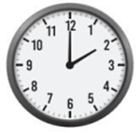 Góc tạo bởi hai kim đồng hồ khi đồng hồ chỉ 4 giờ có số đo là: A. 180° B. 120° C. 60° D. 90° (ảnh 1)