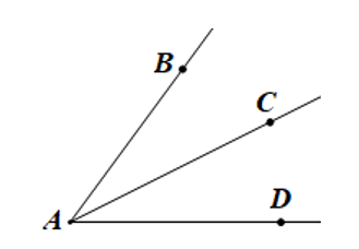 Trong hình vẽ dưới đây có bao nhiêu góc đỉnh A (ảnh 1)