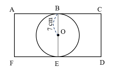 Hình ABEF và BCDE là hai hình vuông. (ảnh 1)