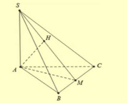 Cho hình chóp S.ABC có đáy ABC là tam giác đều cạnh 2a (ảnh 1)