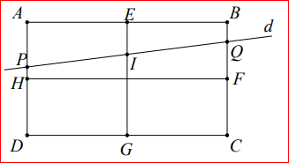 Cho hình vuông \(ABCD\) và \(2025\) đường thẳng, biết mỗi đường thẳng thỏa mãn hai điều kiện: (ảnh 1)
