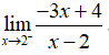 Trong bốn giới hạn sau đây, giới hạn nào bằng âm vô cùng  (ảnh 1)
